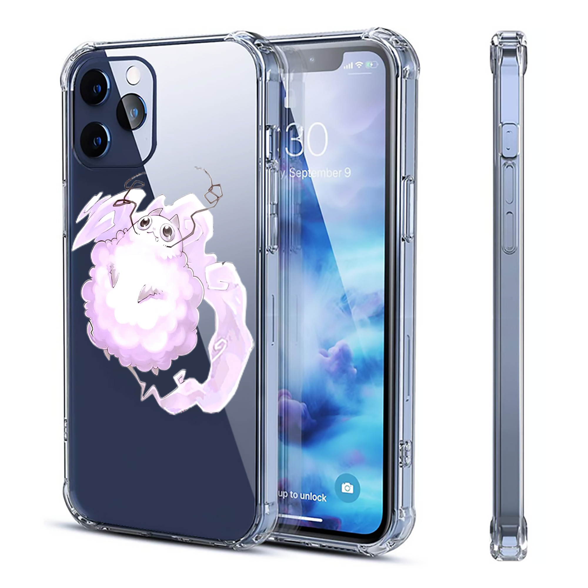 （画像用） 遊☆戯☆王 Yu-Gi-Oh! 【iPhone 12シリーズ対応】透明スマホケース（クリアソフトケース）